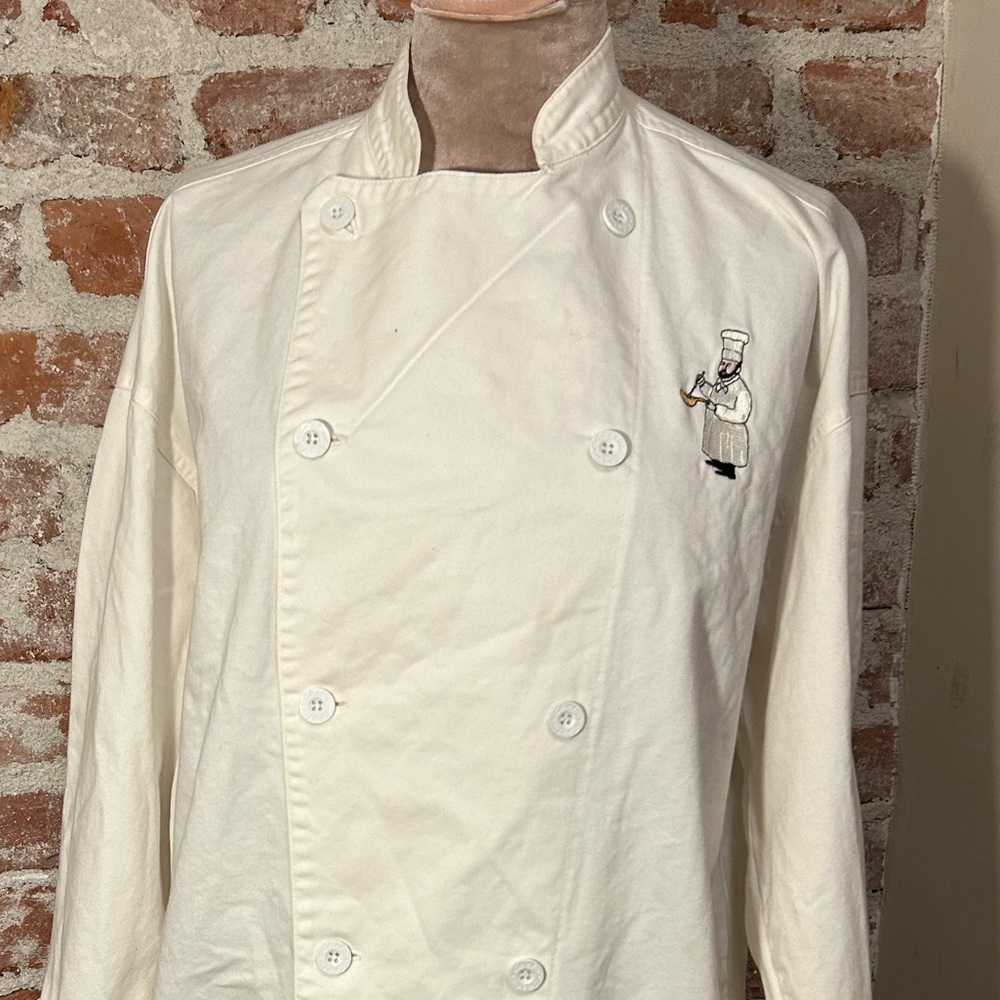 Chef Revival 2 piece chef double breasted jacket and hat M/L